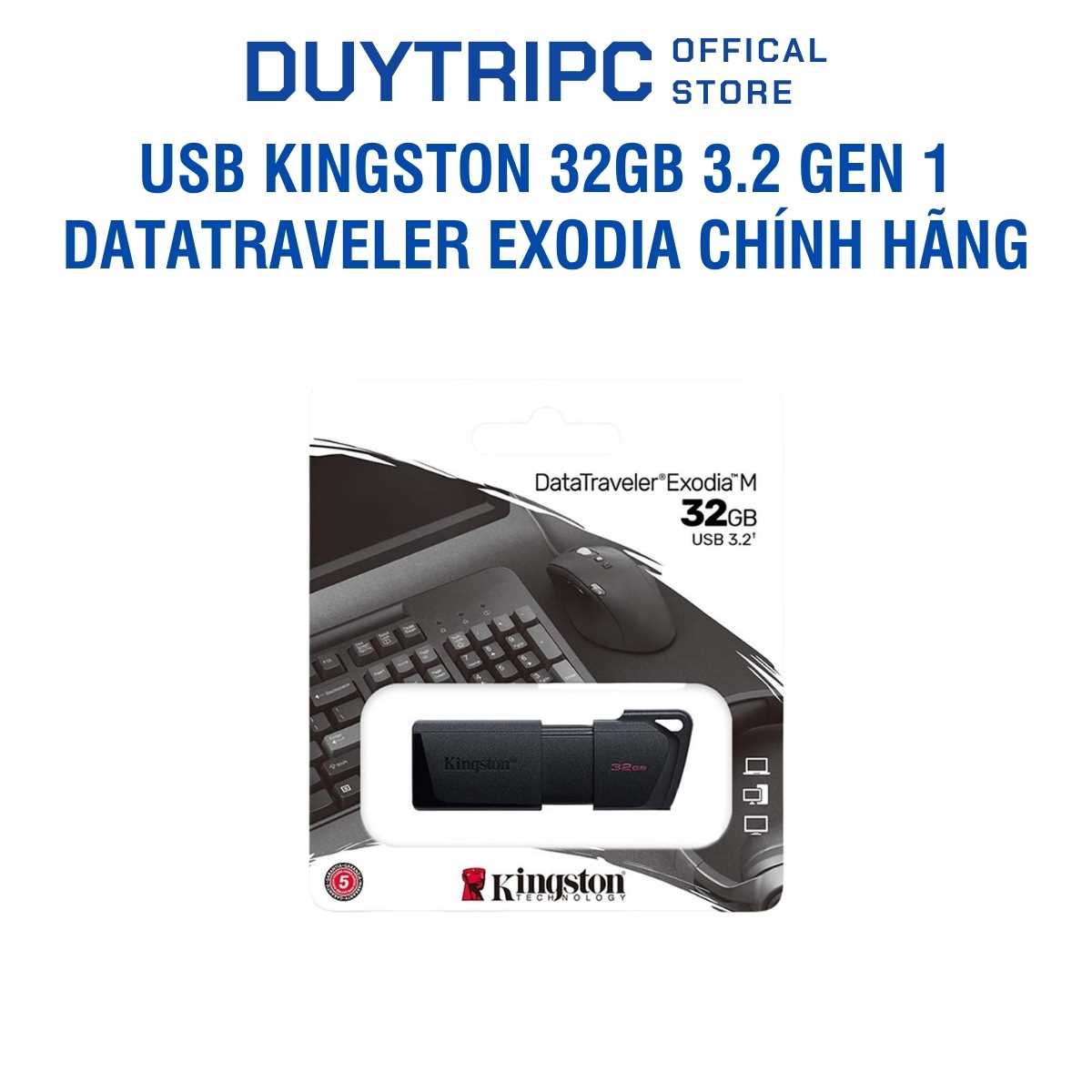 USB Kingston 32GB 3.2 Gen 1 DataTraveler Exodia Chính Hãng - USB 32GB Kingston Giá Rẻ Tốc Độ Cao, Thiết Bị Lưu Trữ Kingston 32GB Chuẩn SEO